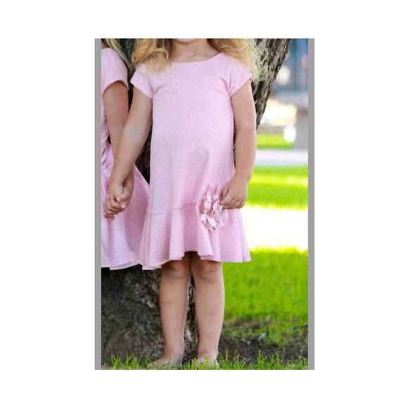 NEW DOLLS & DIVAS COUTURE "tyler" beautiful pink dress for toddlers in pink - Picture 1 of 3